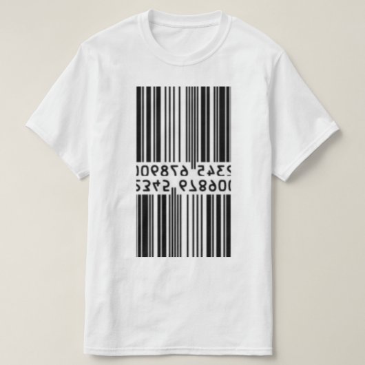 Doppelbarcodes T-Shirt (Design vorne)