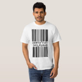 Doppelbarcodes T-Shirt (Vorne ganz)