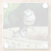 Doppelbarren Glasuntersetzer (Rückseite)