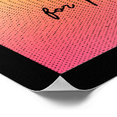 Doppelbejahungen für positives Denken Poster (Ecke)