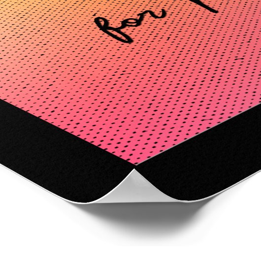 Doppelbejahungen für positives Denken Poster (Ecke)