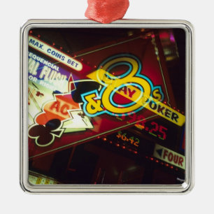 Doppelbelegung, Inneres Casino, Las Vegas Ornament Aus Metall