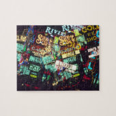 Doppelbelichtung, Casino-Zeichen, Las Vegas, Puzzle (Horizontal)