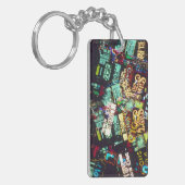 Doppelbelichtung, Casino-Zeichen, Las Vegas, Schlüsselanhänger (Vorderseite links)