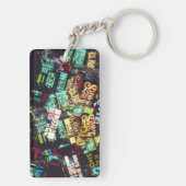 Doppelbelichtung, Casino-Zeichen, Las Vegas, Schlüsselanhänger (Rückseite)