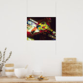 Doppelbelichtung, Interieur Casino, Las Vegas, Poster (Küche)