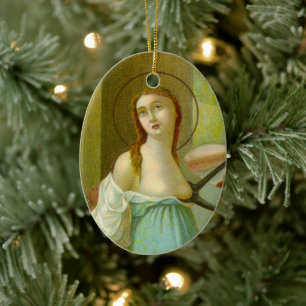 Doppelbild St. Agatha (M 003) Keramikornament