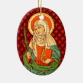 Doppelbild St. Apollonia (VVP 001) Keramikornament (Hinten)