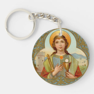 Doppelbild St. Barbara (BK 001) Schlüsselanhänger