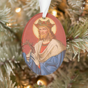 Doppelbild St. Louis IX. der König (PM 05) Acryl Ornament