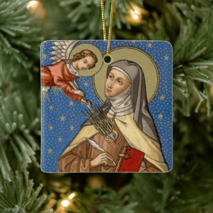 Doppelbild St. Teresa von Avila (SAU 28) Keramikornament