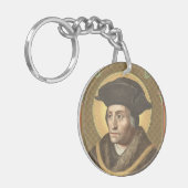 Doppelbildnis St. Thomas More (SAU 026) Schlüsselanhänger (Vorderseite links)