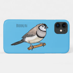 Doppelbindfink Vogel Cartoon-Illustration  Case-Mate iPhone Hülle