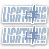 Doppelblitz Aufkleber (Vorderseite)