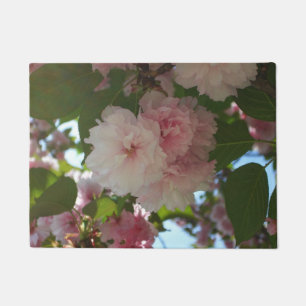 Doppelblühende Kirschbaum I Frühjahrsblüte Fußmatte