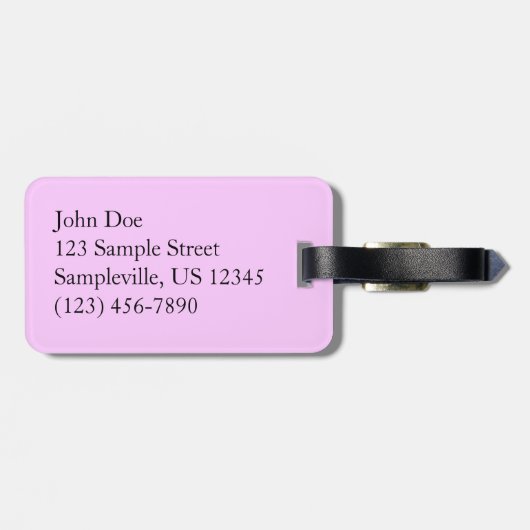 Doppelblühende Kirschbaum I Frühjahrsblüte Gepäckanhänger (Rückseite horizontal)