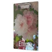 Doppelblühende Kirschbaum I Frühjahrsblüte Klemmbrett (Links)