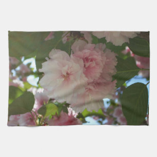 Doppelblühende Kirschbaum I Frühjahrsblüte Küchentuch