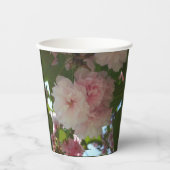 Doppelblühende Kirschbaum I Frühjahrsblüte Pappbecher (Vorderseite)