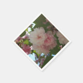 Doppelblühende Kirschbaum I Frühjahrsblüte Serviette (Ecke)