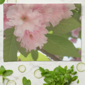 Doppelblühende Kirschbaum II Frühlingsflora Handtuch (Gefaltet)