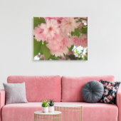 Doppelblühende Kirschbaum II Frühlingsflora Leinwanddruck (Insitu (Wohnzimmer))