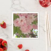 Doppelblühende Kirschbaum II Frühlingsflora Serviette (Beispiel)