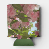 Doppelblühende Kirschbaum III Frühlingsflora Dosenkühler (Rückseite)