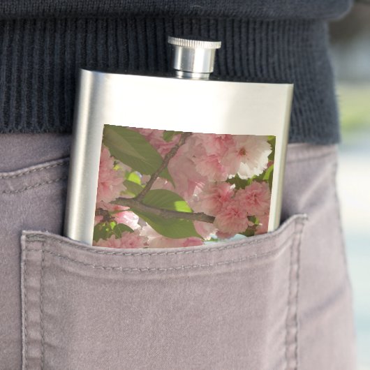 Doppelblühende Kirschbaum III Frühlingsflora Flachmann (Beispiel)