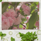 Doppelblühende Kirschbaum III Frühlingsflora Geschirrtuch (Gefaltet)