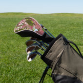 Doppelblühende Kirschbaum III Frühlingsflora Golf Headcover (In SItu)