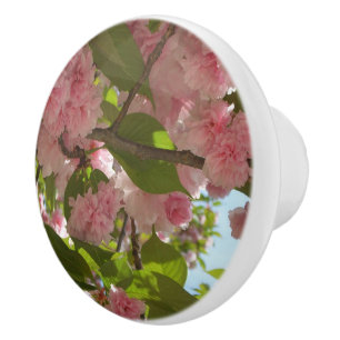 Doppelblühende Kirschbaum III Frühlingsflora Keramikknauf