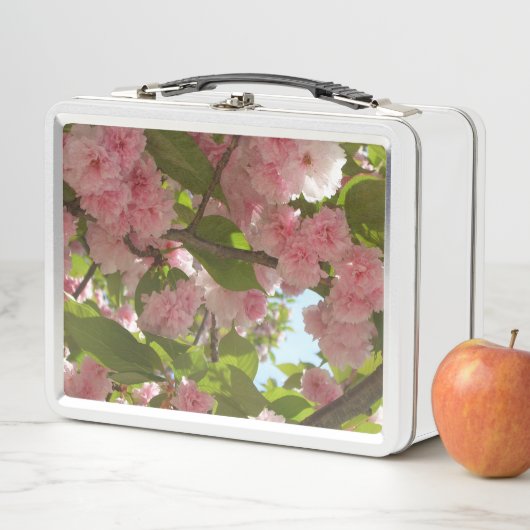 Doppelblühende Kirschbaum III Frühlingsflora Metall Brotdose (Beispiel)