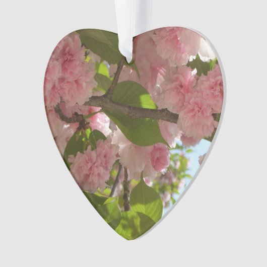 Doppelblühende Kirschbaum III Frühlingsflora Ornament (Vorderseite)