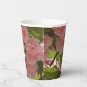 Doppelblühende Kirschbaum III Frühlingsflora Pappbecher (Rechts)