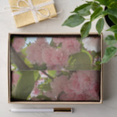 Doppelblühende Kirschbaum III Frühlingsflora Seidenpapier (Geschenk)