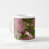 Doppelblühende Kirschbaum III Frühlingsflora Tasse (Vorderseite Links)