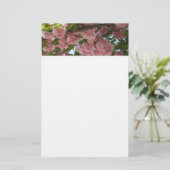 Doppelblühende Kirschbaum IV Frühjahr Briefpapier (Stehend Vorderseite)