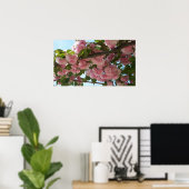 Doppelblühende Kirschbaum IV Frühjahr Poster (Heimbüro)