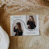 Doppelbogen 2 Foto Geburtstag Einladung