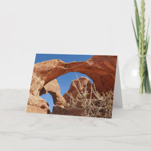Doppelbogen im Arches National Park Karte