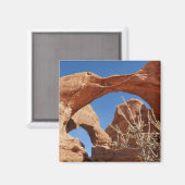 Doppelbogen im Arches National Park Magnet (Vorderseite/Rückseite)