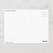 Doppelbogen über der Traverse City Postkarte (Rückseite)