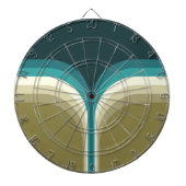 Doppelbogendekoration im Retrostil Dartscheibe (vorne)