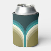 Doppelbogendekoration im Retrostil Dosenkühler (Kanne Vorderseite)