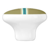 Doppelbogendekoration im Retrostil Keramikknauf (Seitenansicht)