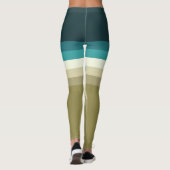 Doppelbogendekoration im Retrostil Leggings (Rückseite)