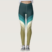 Doppelbogendekoration im Retrostil Leggings (Vorderseite)