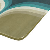 Doppelbogendekoration im Retrostil Schneidebrett (Ecke)