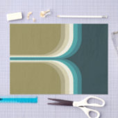 Doppelbogendekoration im Retrostil Seidenpapier (Handwerk)